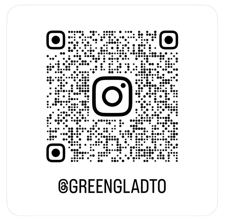 Instagram QR code for @GREENGLADTO